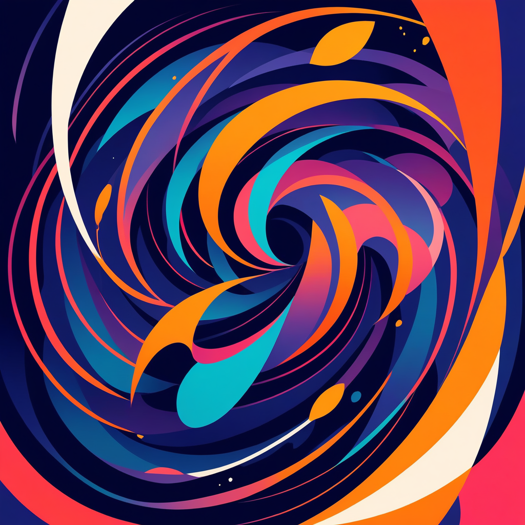 abstract shapes and colors