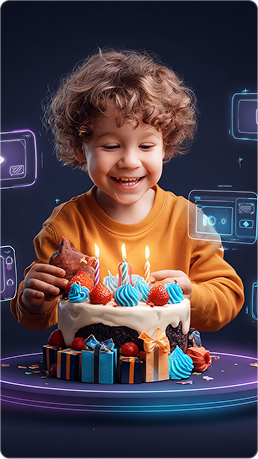 Create One-of-a-Kind AI Birthday Videos with Frameo