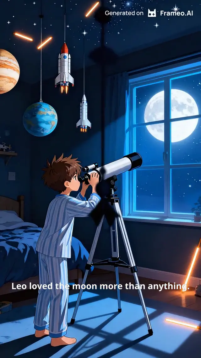 Leo's Adventure to the Moon