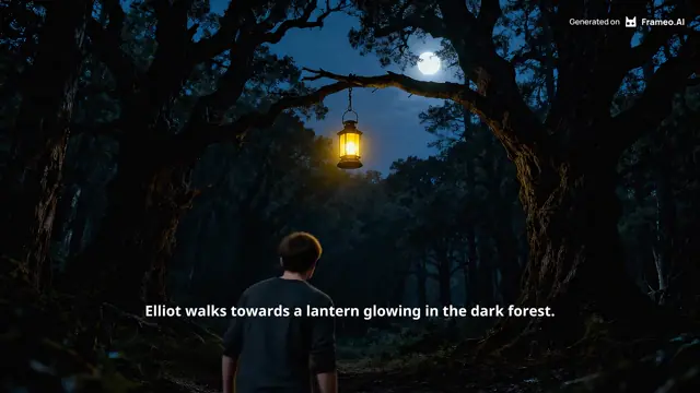 The Lantern in the Still Wood